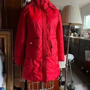 Prada Women's Vibrant Red Ski Jacket